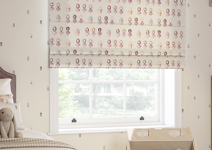 Fairy Cakes, Cupcake Sponge - Roman Blind - Image 5